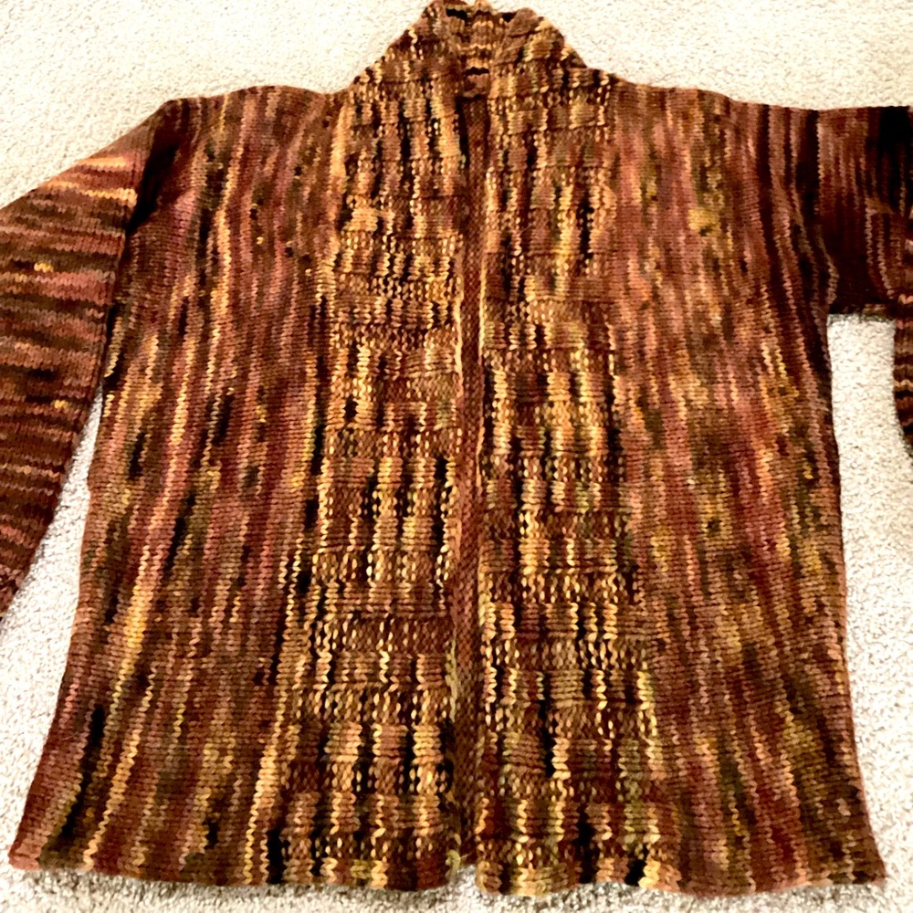 Handmade hand knitted sweater cardigan